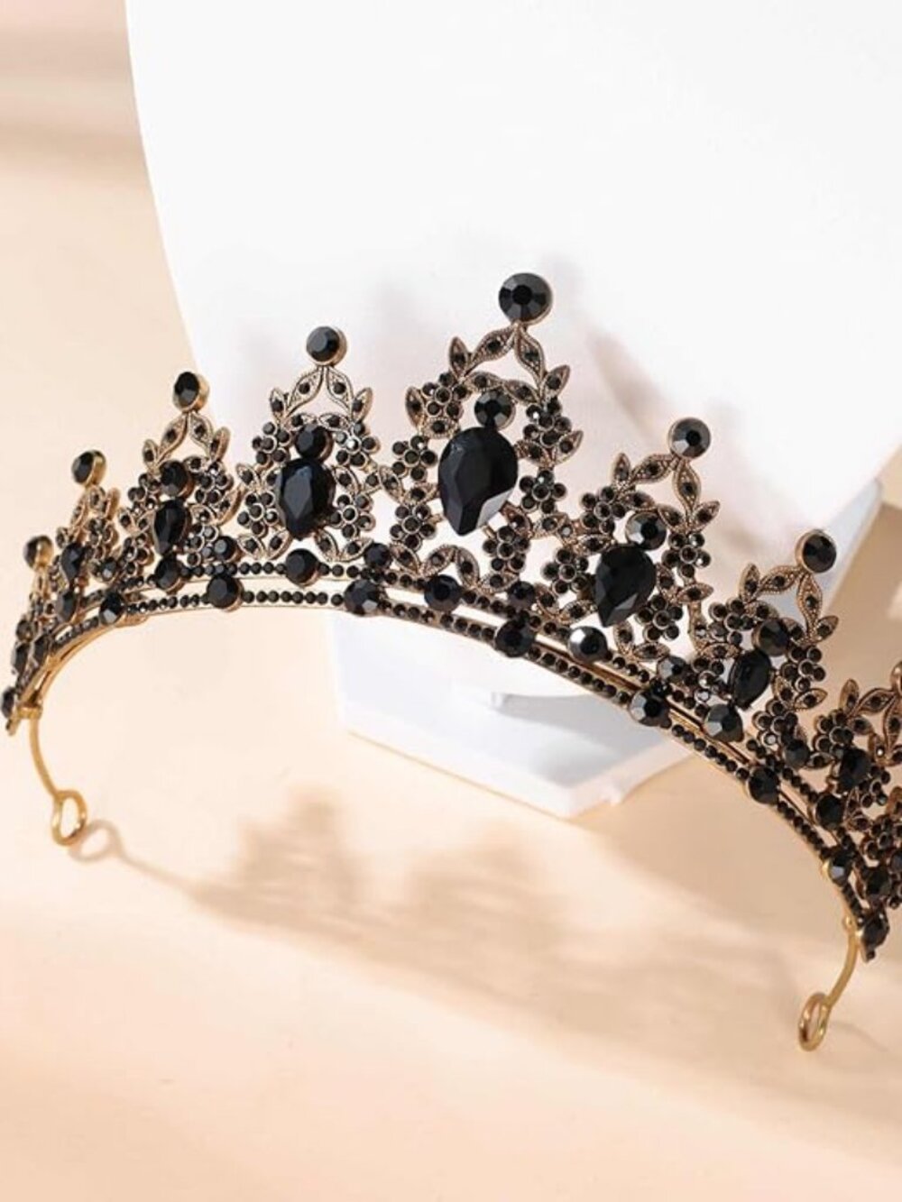 Baroque Wedding Tiaras and Crowns,Jeweled Tiara Crown,Prom Birthday Halloween Ha